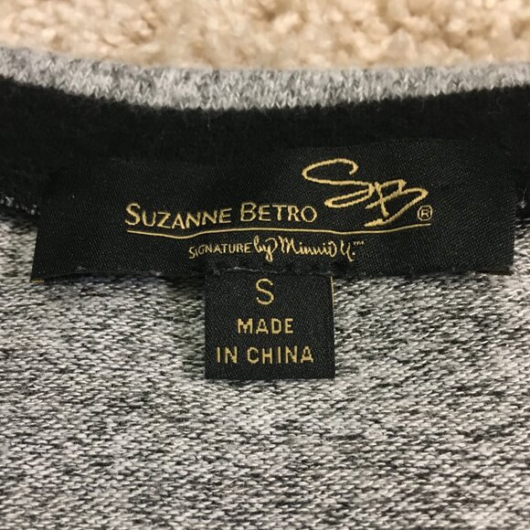 Punky Grey Black Tire Chevron Stripe Sweater - Picture 10 of 16